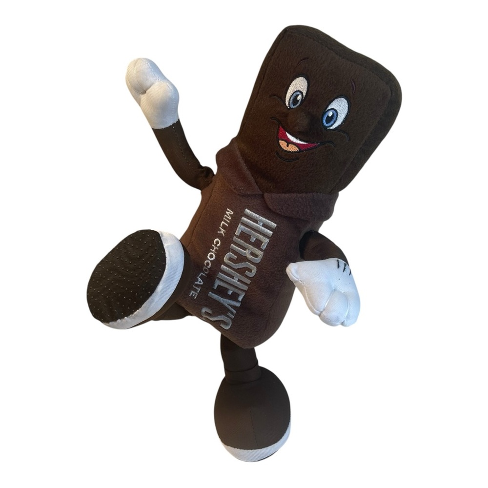 Hershey Milk Chocolate Candy Bar Plush Toy 14” Petting Zoo 2018 Adjustable Limbs